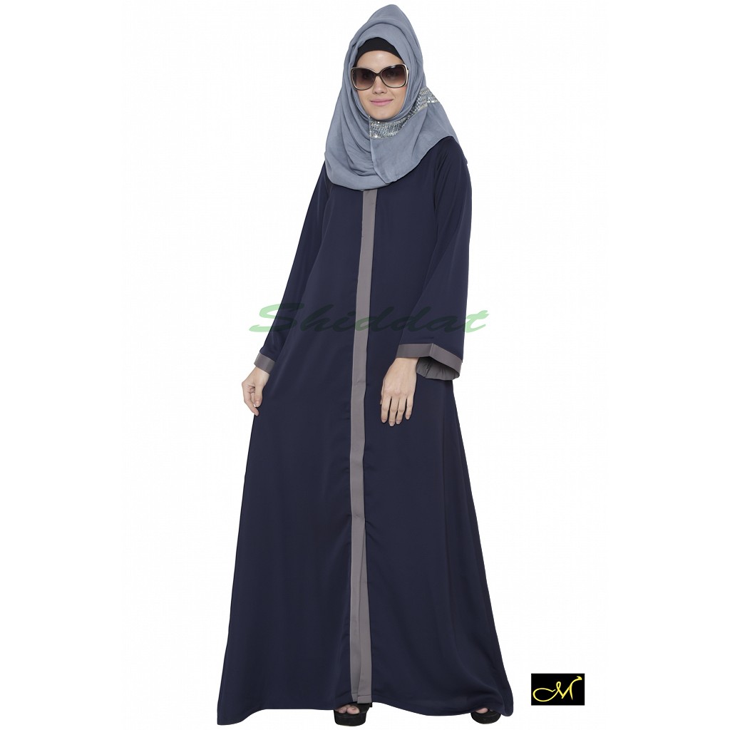Front Open Abaya Buy Front open abaya Blue at www.int.shiddat
